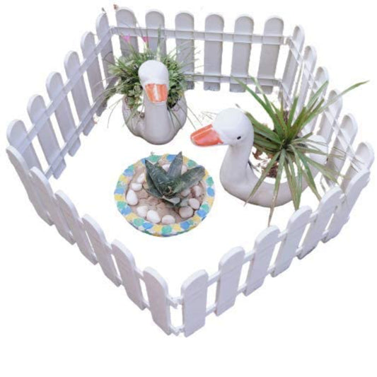 Garden Picket Fence (Pack Of 4)