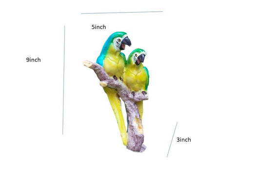 Gardens accessories Multicolor Parrot on branch