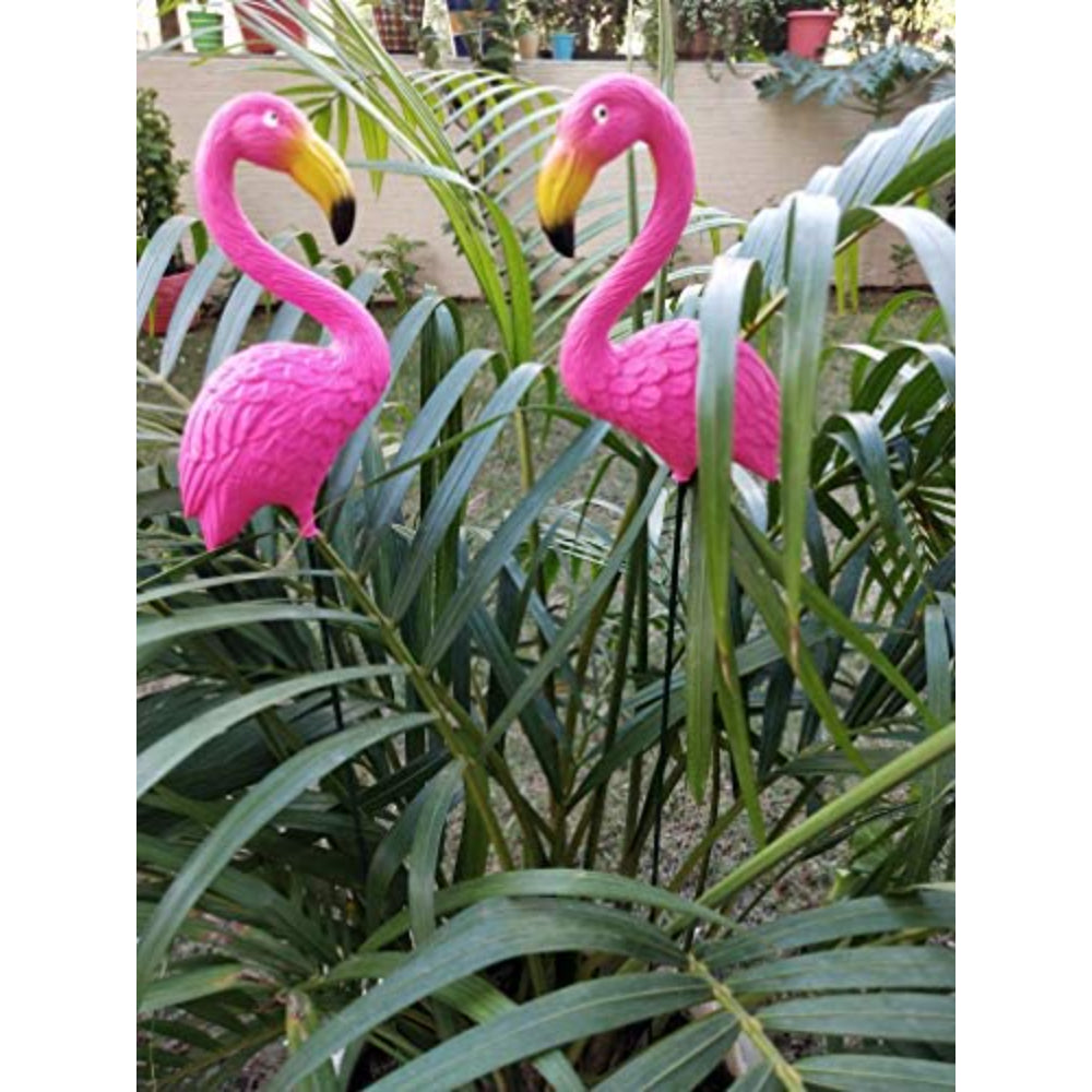 Garden Stakes Flamingo (Pack Of 2)