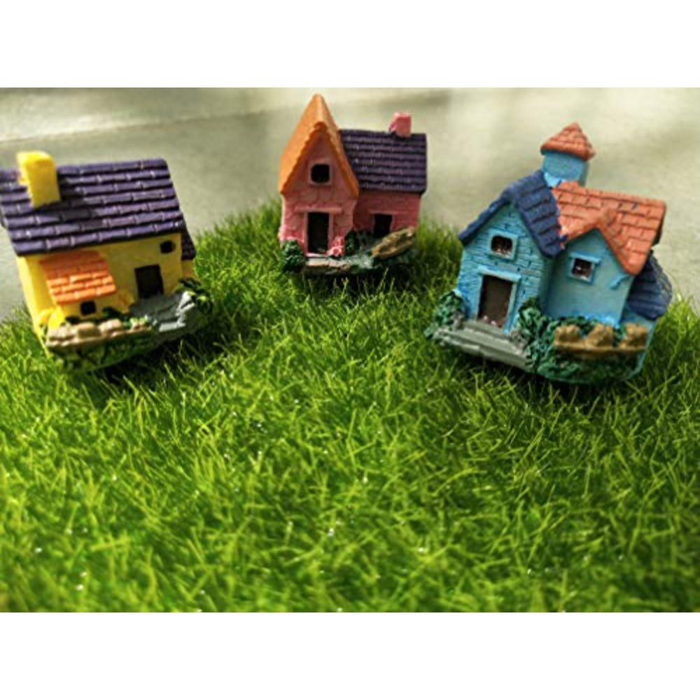 Vintage Colorful House (Pack Of 3)
