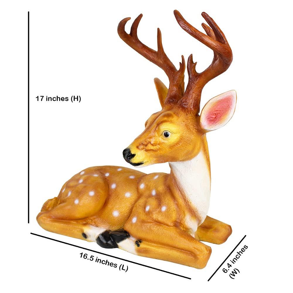 buy sitting deer with horn
