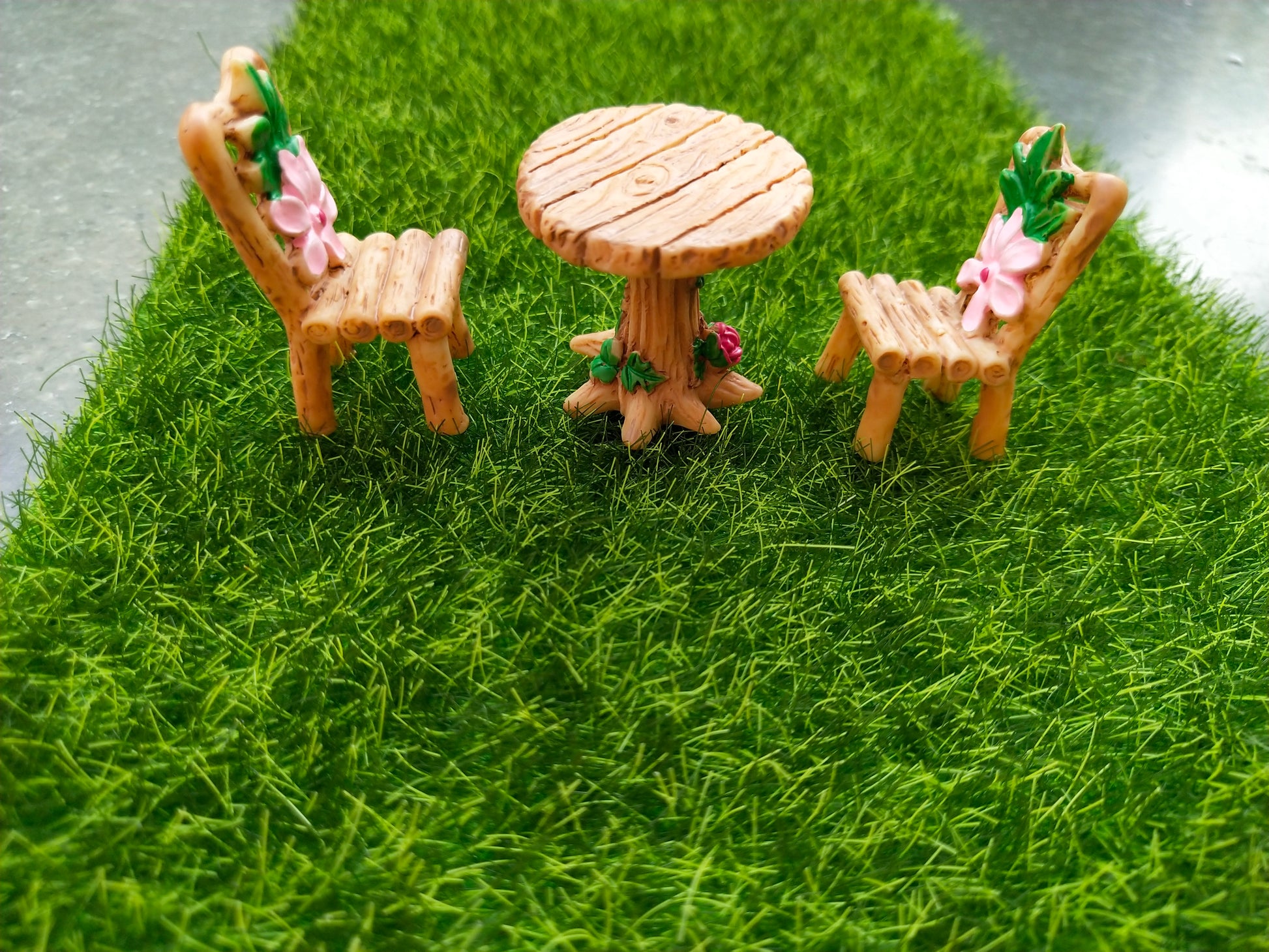 miniature table and chair