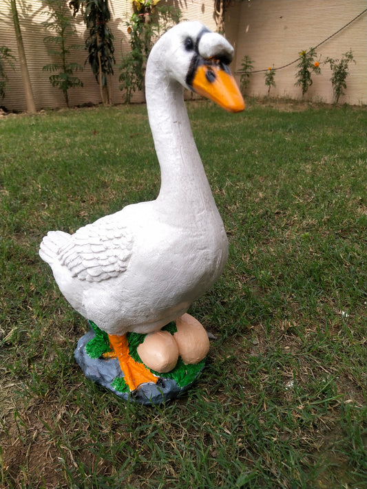 Gardens Accessories Duck with egg garden decor home decor pack of 2