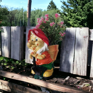 Gardens Accessories gnome planter (flowers not included)
