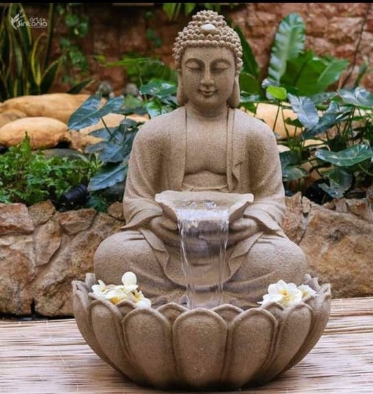 Gardens Accessories Lotus Buddha Fountain